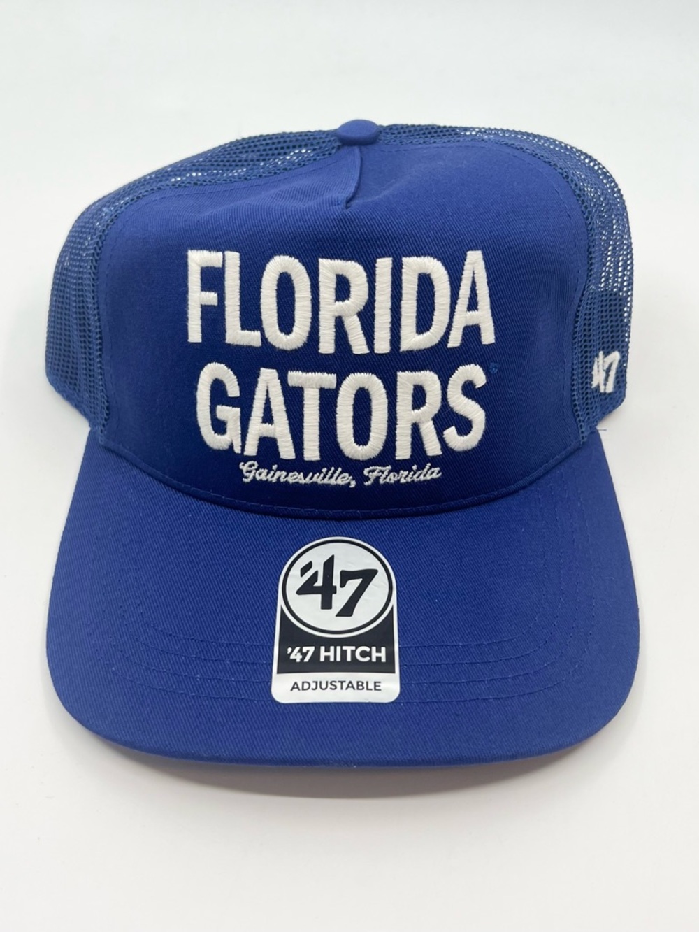 Florida Gators ‘47 Brand Hitch Blue/White Snapback Hat Cap Trucker Mesh - *NEW*